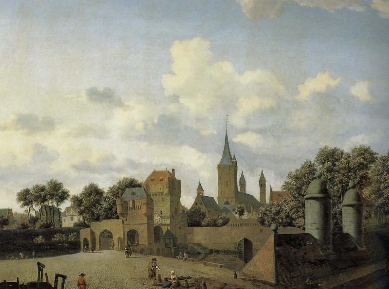 Jan van der Heyden Church of the landscape oil painting image
